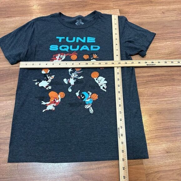 Space Jam Short Sleeve Gray T-shirt | Youth Size XL - Picture 10 of 13